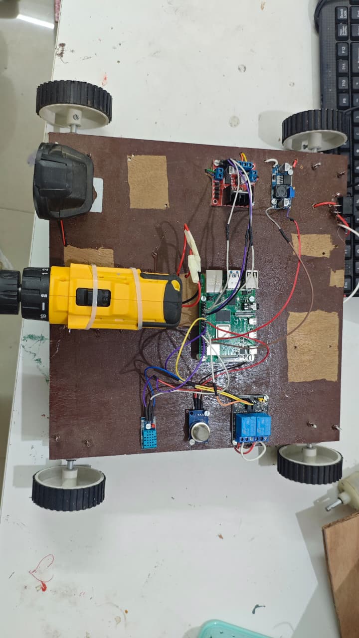 Drill Mounted Robot Car