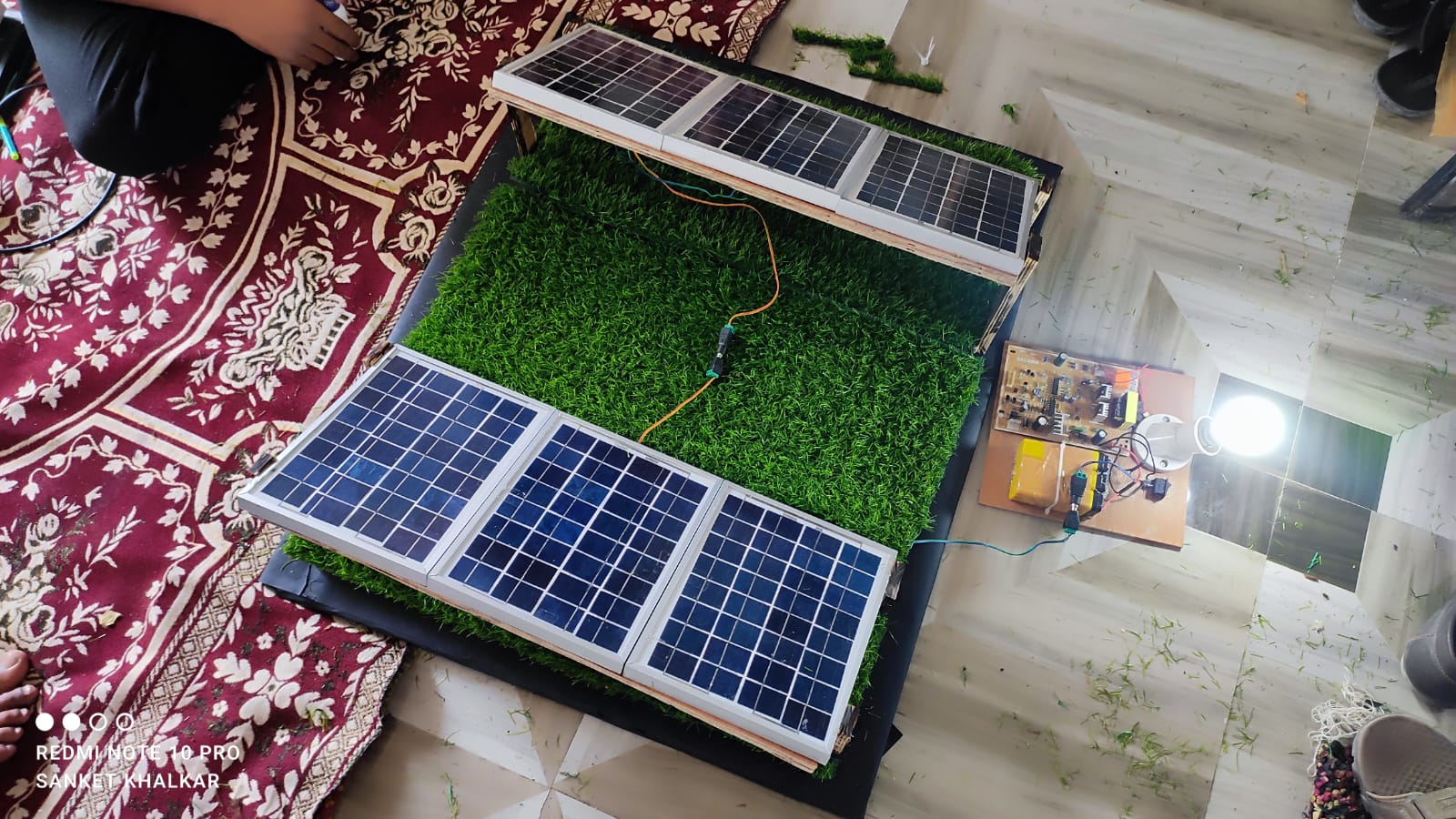 Solar Panel Robot Vehicle